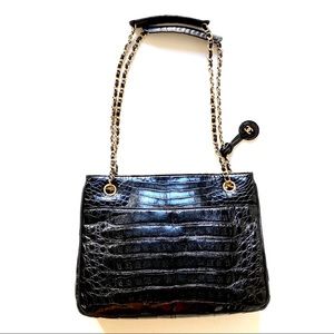 Chanel Vintage alligator shoulder bag